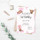 Search for cow print birthday invitations Kids