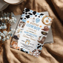 Search for black cow baby shower invitations Country