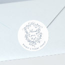 Search for thank you bridal shower stickers Dusty blue