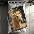Search for childrens horse blankets For her