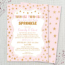 Search for baby sprinkle twins invitations Trendy