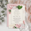 Search for blush pink floral bridal shower invitations Pastel watercolor floral