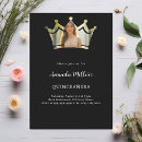 Search for black crown invitations Modern