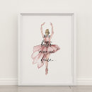 Search for watercolor dancer posters Ballerina