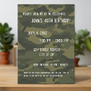 Search for military camo invitations Green