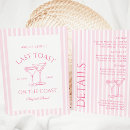 Search for stripes invitations Pink