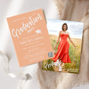 Search for peach graduation invitations Script