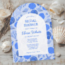 Search for seashell bridal shower invitations Modern