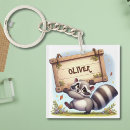 Search for cute raccoon key rings Funny