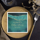Search for turquoise gold napkins Agate