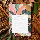Search for tropical leaves birthday invitations Palm tree leaves