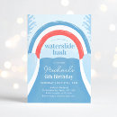 Search for red white birthday invitations Digital download