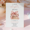Search for book bridal shower invitations A new chapter begins