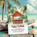 Search for tropical island birthday invitations Tiki