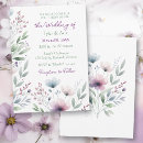 Search for purple and sage wedding invitations Watercolor floral