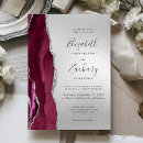 Search for red and silver wedding invitations Chic