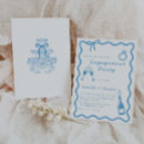 Search for whimsical engagement party invitations Champagne