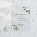 Search for simple quinceanera invitations Greenery