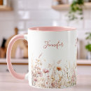 Search for bohemian style mugs Wildflowers