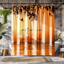 Search for tropical shower curtains Orange