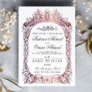 Search for rose gold border invitations Vintage