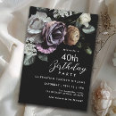 Search for luxury 40th birthday invitations Luxurious