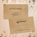 Search for spa appointment cards Beautician