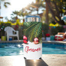 Search for christmas tree can coolers Red and green