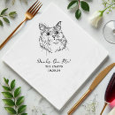 Search for cat wedding napkins Fun simple