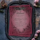 Search for burgundy wedding programs Elegant