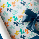 Search for dog balloons wrapping paper Cute