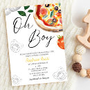 Search for pacifier baby shower invitations Pizza and pacifiers