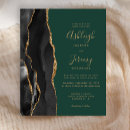 Search for green and black wedding invitations Modern