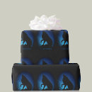 Search for wolves wrapping paper Black