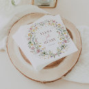 Search for pink floral napkins Rehearsal dinner
