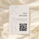 Search for minimalist wedding enclosure cards Typography