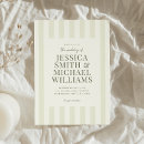 Search for stripe wedding invitations Simple