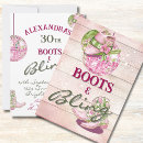 Search for pink cowgirl boots invitations Boots and bling
