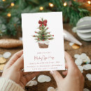 Search for trendy christmas invitations Red and green