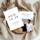 Search for black and white save the dates Chic