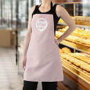 Search for business logo aprons Pink