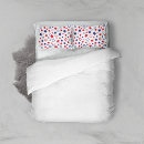Search for red white blue pillowcases Usa