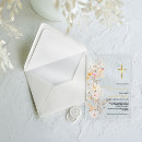 Search for christening first communion invitations Blush pink