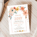 Search for girls graduation invitations announcements Floral
