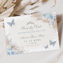 Search for quinceanera save the dates Butterflies