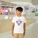 Search for blue ring tshirts Red white and blue