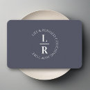 Search for monogram business cards Simple