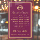 Search for store hours window decals Create your own