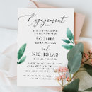 Search for nature engagement party invitations Woodland