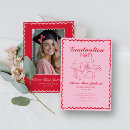 Search for red graduation invitations Hand drawn